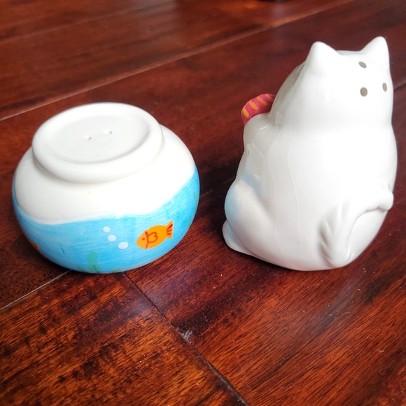 Vtg NEW Salt & Pepper Shakers Fun Cat Salt & Pepper Shakers Cat Lover - Picture 5 of 15